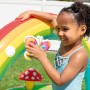 INTEX 57154 - Piscina infantil hinchable con dispersor de agua y tobogan jardin, centro de juegos para niños