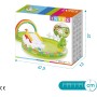INTEX 57154 - Piscina infantil hinchable con dispersor de agua y tobogan jardin, centro de juegos para niños