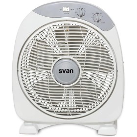 Svan Grey Floor Fan SVS351200. 3 Speed, 60 min Timer, 5 Blades,