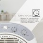 Svan Grey Floor Fan SVS351200. 3 Speed, 60 min Timer, 5 Blades,