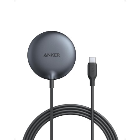 Anker MagGo Cargador Inalámbrico iphone,Base de Carga Inalámbrica y Magnética,Ultrarápida 15W Qi2 Certificado Compatible con
