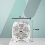 Svan Grey Floor Fan SVS351200. 3 Speed, 60 min Timer, 5 Blades,