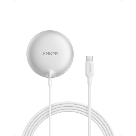 Anker MagGo Cargador Inalámbrico iphone,Base de Carga Inalámbrica y Magnética,Ultrarápida 15W Qi2 Certificado Compatible con