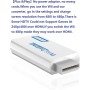 SZJUNXIAO Wii a HDMI Converter, Convertidor Wii a HDMI Wii2HDMI Adaptador de Video Full HD 1080P con Salida de Audio de 3,5 mm