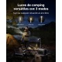 Anker SOLIX C800 Plus Portable Power Station, Generador solar con luces de camping 1200 W (pico 1600 W), batería LiFePO4 768 Wh