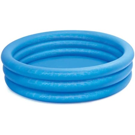 Intex 58446NP - Piscina Hinchable 3 Aros Azul 168 x 38 cm, 581 litros