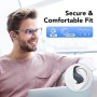 Auriculares Inalambricos, Auriculares Bluetooth 5.3 con Gancho de la Oreja, 60H de Reproducción, Pantalla LED, Llamada ENC HD,