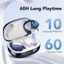 Auriculares Inalambricos, Auriculares Bluetooth 5.3 con Gancho de la Oreja, 60H de Reproducción, Pantalla LED, Llamada ENC HD,