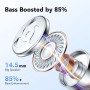 Auriculares Inalambricos, Auriculares Bluetooth 5.3 con Gancho de la Oreja, 60H de Reproducción, Pantalla LED, Llamada ENC HD,