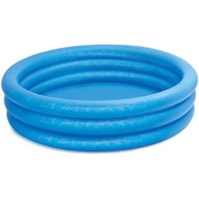 Intex 58446NP - Piscina Hinchable 3 Aros Azul 168 x 38 cm, 581 litros