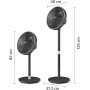 PHILIPS Tower Fan Series 5000, Height 105 cm, Oscillation, Remote Control, Timer, 3 Modes, 40 W, Powerful and Quiet Airflow,
