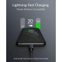 Anker 331 Cable USB-C a Lightning, Nuevo cable de carga de nylon USB-C a Lightning (100cm), Compatible con iPhone 13 13 Pro 12