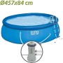 Intex Easy Set Círculo 9792L Azul - Piscina (Círculo, 9792 L, Azul, Verano, 6 año(s), 2006 l/h)