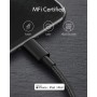 Anker 331 Cable USB-C a Lightning, Nuevo cable de carga de nylon USB-C a Lightning (100cm), Compatible con iPhone 13 13 Pro 12