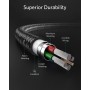 Anker 331 Cable USB-C a Lightning, Nuevo cable de carga de nylon USB-C a Lightning (100cm), Compatible con iPhone 13 13 Pro 12