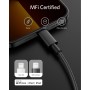 Anker 331 USB-C auf Lightning Kabel, New Nylon USB-C auf Lightning Ladekabel (30cm), Geeignet für iPhone 13 13 Pro 12 Pro Max 12