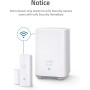 eufy Security by Anker, Sensor de Puerta, Detecta Apertura/Cierre de Puertas y Ventanas, Envía Alarma, Dispara Alarma, 2 años de