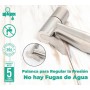 CHILL HOUSE Ducha Higienica para WC en Acero Inox con Grifo bidet, Manguera Bidet y Ducha bidet para Inodoro Completo - Grifo