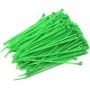 XMKT 100 bridas para cables, 18 colores, 2,5 mm x 100 mm, 2,5 mm x 100 mm, autobloqueo, de nailon, color blanco y negro (negro)