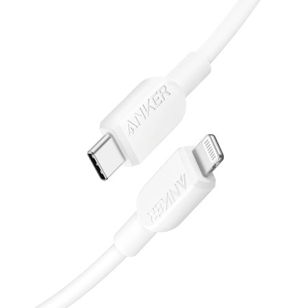 Anker cable iphone, 310 cable USB-C a Lightning, certificado MFi, iPhone 14 Plus 14 14 Pro Max 13 13 Pro 12 11 X XS XR (90 cm)