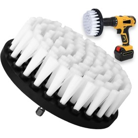 Cepillo Taladro Tapicería - Cepillo Giratorio para Limpieza de Coche, Alfombras y Tapizados - Accesorios para Taladro Ideales