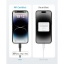 Anker cable iphone, 310 cable USB-C a Lightning, certificado MFi, iPhone 14 Plus 14 14 Pro Max 13 13 Pro 12 11 X XS XR (90 cm)