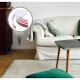 Canaleta autoadhesiva para cables, puente para cables de alimentación domésticos, protector de cables, blanco, cubierta para
