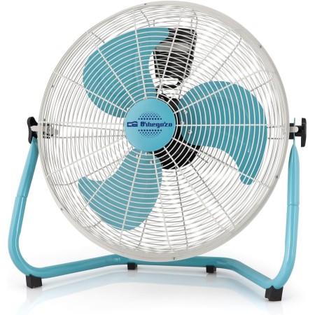Orbegozo PW 1546 Power Fan Industrial Fan 3 Speeds Metal Blades Carry Handle 130 W Blue White