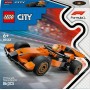 LEGO City Piloto de F1 con Coche McLaren, Juguete de Construcción con Mini Vehículo de Fórmula 1 y Minifigura para Juegos de