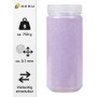 Heku 30330-06: Arena decorativa (750 g, en lata resellable), color lila, 750g