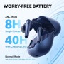 Soundcore by Anker Liberty 4 NC Auriculares Inalámbricos con Cancelación de Ruido Adaptativa para Oídos y Alrededores (Azul