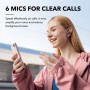Soundcore by Anker Liberty 4 NC Auriculares Inalámbricos con Cancelación de Ruido Adaptativa para Oídos y Alrededores (Azul