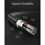 Anker 331 Cable USB-C a Lightning, Nuevo cable de carga de nylon USB-C a Lightning (180cm), adecuado para iPhone 13 13 Pro 12