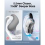 Soundcore V40i de Anker, Auriculares de oído Abierto, 4 tamaños, Graves más Ricos, IP55, 21 Horas de reproducción, Llamadas
