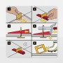 NIVELPRO Clips niveladores de azulejos de 0,5mm, 1mm, 2mm y 3mm, Packs de 250uds, 1000uds y 1500uds, Espaciadores de azulejos,
