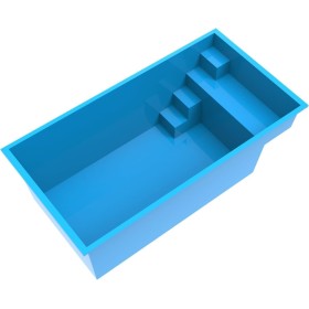 Piscina de Fibra de Vidrio Resistente, Duradera y Fácil de Mantener para tu Jardín o Patio (430cm*225cm)