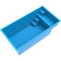 Piscina de Fibra de Vidrio Resistente, Duradera y Fácil de Mantener para tu Jardín o Patio (430cm*225cm)