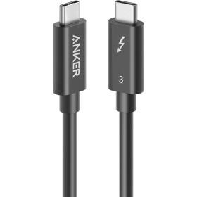 Anker Cable Thunderbolt 3 50cm,USB C a USB C,Soporta carga superrápida de 100W y transferencia rápida de datos,para MacBook