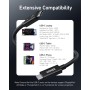 Anker Cable Thunderbolt 3 50cm,USB C a USB C,Soporta carga superrápida de 100W y transferencia rápida de datos,para MacBook