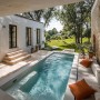 Piscina de Fibra de Vidrio Resistente, Duradera y Fácil de Mantener para tu Jardín o Patio (430cm*225cm)