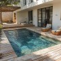 Piscina de Fibra de Vidrio Resistente, Duradera y Fácil de Mantener para tu Jardín o Patio (430cm*225cm)