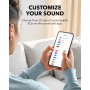 Soundcore K20i Auriculares Inalámbricos Bluetooth Semi In-Ear de Anker, 36 Horas de Reproducción, Carga Rápida, 2 Micrófonos