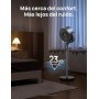 Dreo Standing Fan, 80ft Degree Whole Room Pedestal Fan, 120°+120°Oscillating Fans with Remote/Voice/Wifi/Alexa, 8 Speed