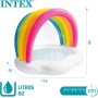 Intex 57140NP - Piscina, Piscina Hinchable Infantil, diseño arcoíris, Piscina Infantil Redonda, pulverizador, Suelo Acolchado y