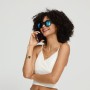 OhO sunshine Gafas de Sol de Audio Resistentes al Agua, Gafas de Sol Bluetooth de Moda para Escuchar música y Hacer Llamadas