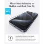 Anker Protector de Pantalla Duradero para iPhone 15 Pro Max(2 Uds), Película de Cristal Corning, con Instalación Rápida y
