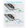 Anker Cable, 2-in-1 USB C to USB C Braide Cable 140W Max,Fast Charging for iPhone 16/16 Pro Max/15 Series,MacBook Air/Pro,and
