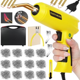 TAVADA 200W Soldador de Plástico,Plástico Soldadura Máquina con 900PCS Grapas,Kit de Reparación de Parachoques de Coche para la