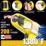 TAVADA 200W Soldador de Plástico,Plástico Soldadura Máquina con 900PCS Grapas,Kit de Reparación de Parachoques de Coche para la