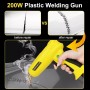 TAVADA 200W Soldador de Plástico,Plástico Soldadura Máquina con 900PCS Grapas,Kit de Reparación de Parachoques de Coche para la